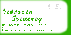 viktoria szemerey business card